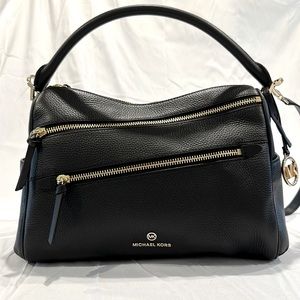 Michael Kors Large Pebbled Leather Satchel